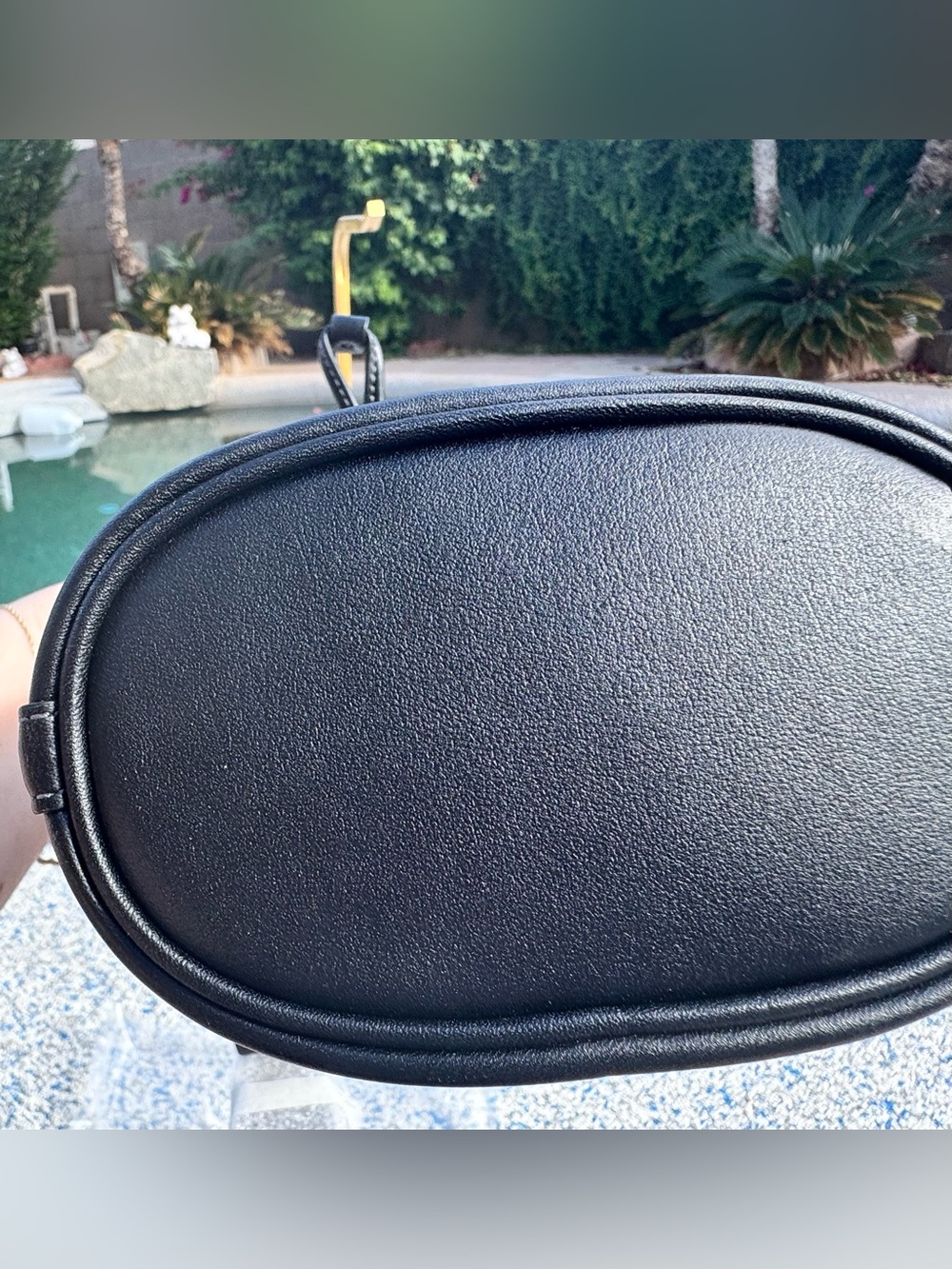 Coach Mini top handle Bucket Bag Black Calf Leather Drawstring w crossbody NWOT - Picture 15 of 15